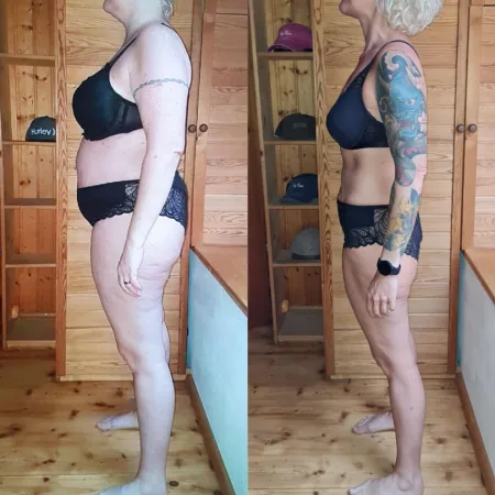 a fighter's before and after, from the momo[muscle] hall of fame