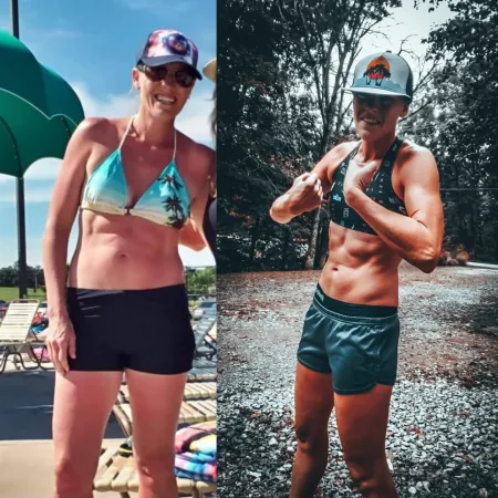a fighter's before and after, from the momo[muscle] hall of fame